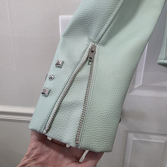 Azalea Wang Plus Minty Girl Faux Leather Jacket Size 1X - Picture 15 of 17